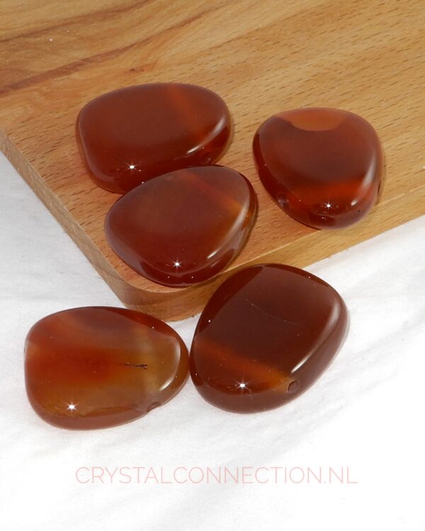 Carneool doorboorde hanger