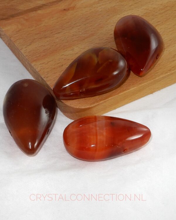 Carneool doorboorde hanger