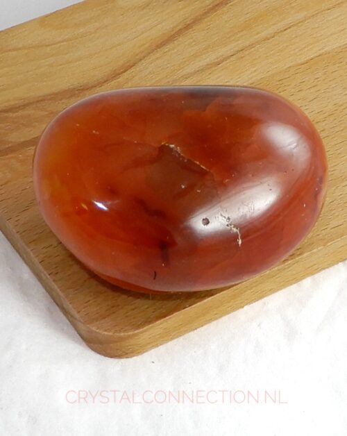 Carneool jumbo trommelsteen