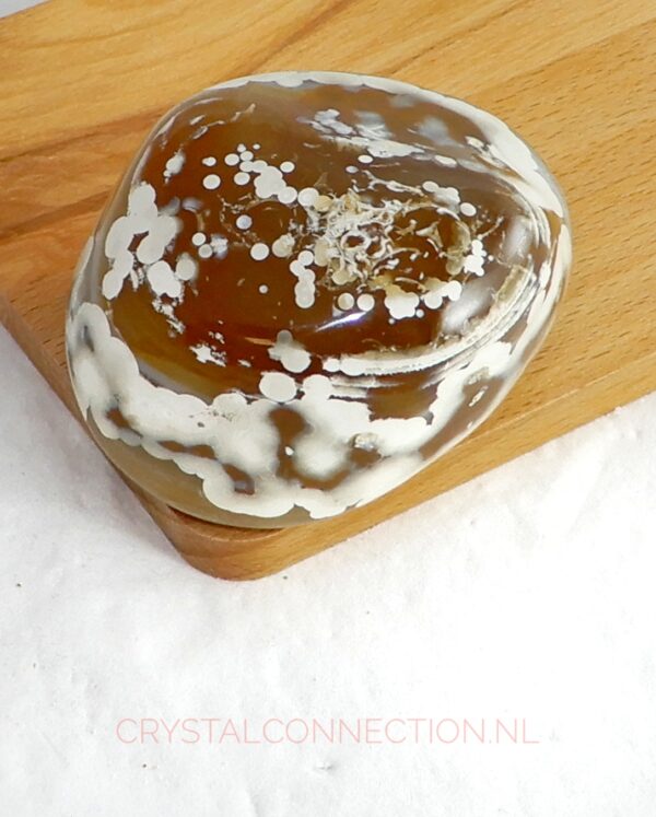 Carneool jumbo trommelsteen