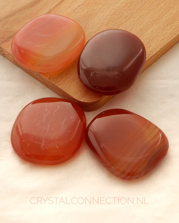 Carneool schijfsteen