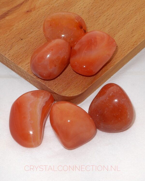 Carneool schijfsteen