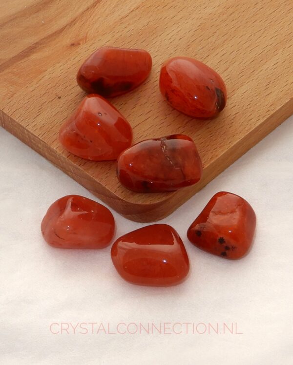 Carneool schijfsteen