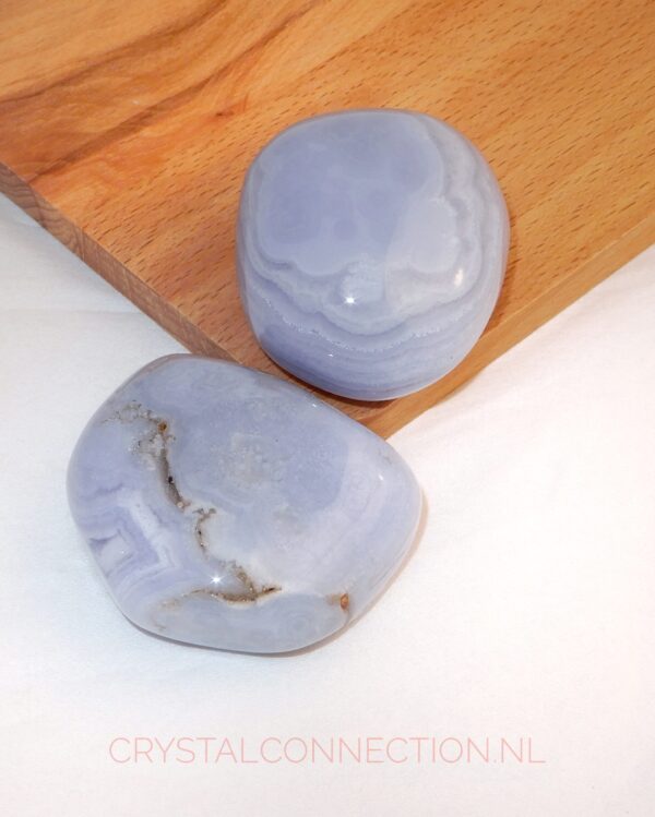 Chalcedoon trommelsteen