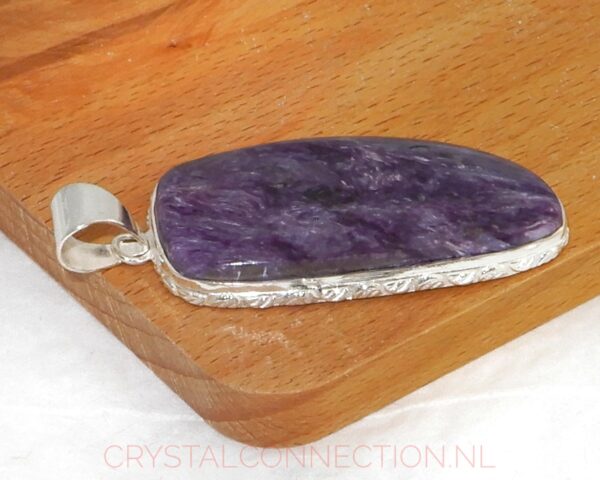 charoiet-hanger-zilver-zij1 Charoiet zilveren hanger