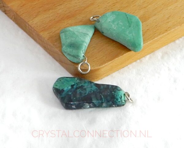 chrysocolla-hanger-groot-1 Chrysocolla donut