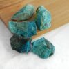 Chrysocolla en Chrysocolla-Turkoois ruw