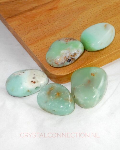 Chrysopraas doorboorde hanger