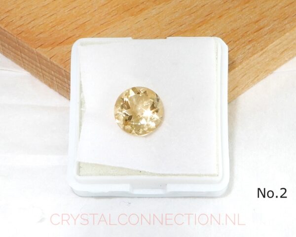 Citrien facet geslepen los