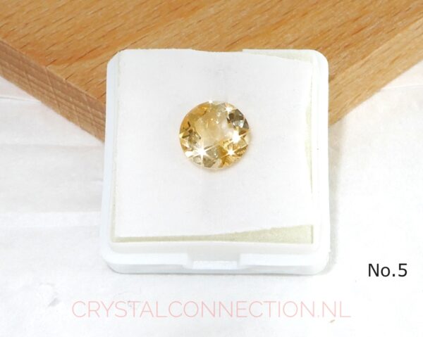 Citrien facet geslepen los