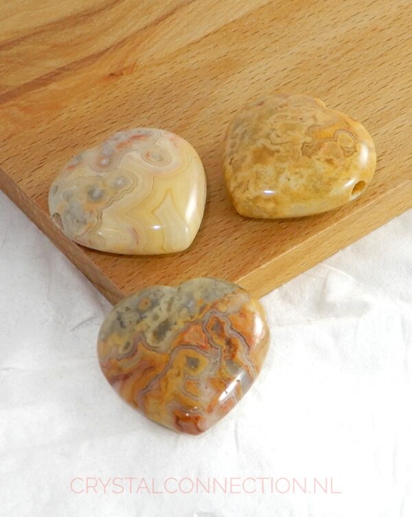 Crazy Lace Agaat doorboorde hanger