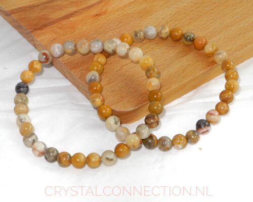 Crazy Lace Agaat kogelarmband