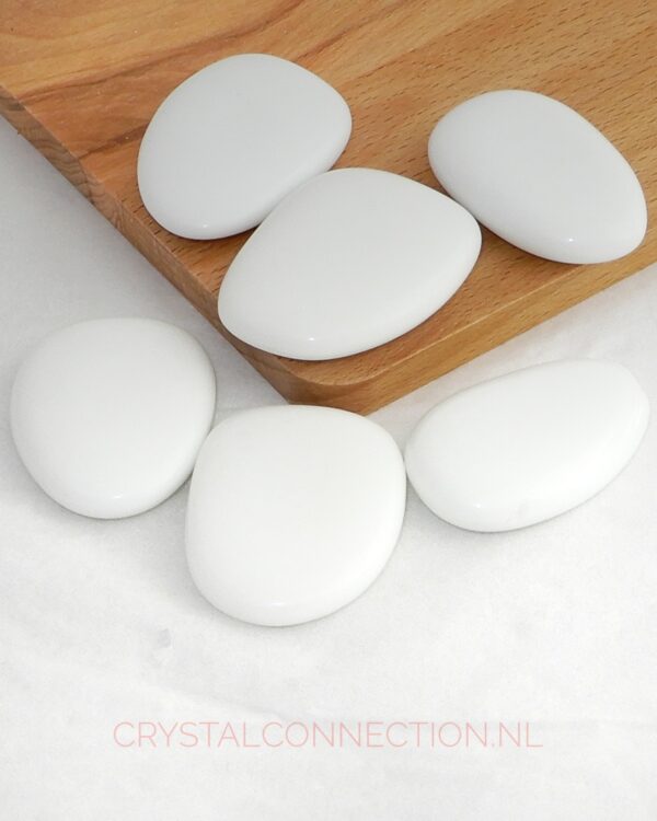 decoratieve-schijfsteen-wit Deco-steen wit