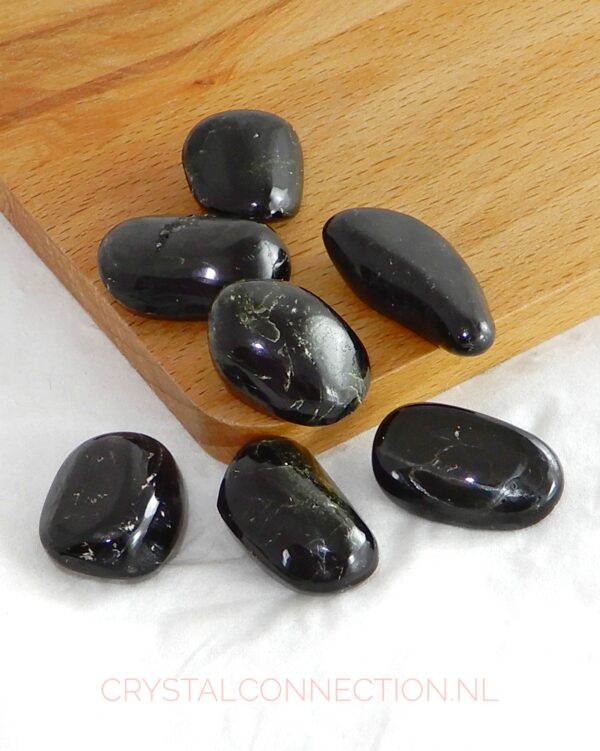 Diopsiet trommelsteen