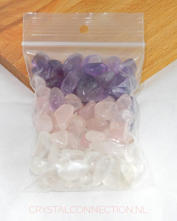 Oplaadsteentjes drie-eenheid