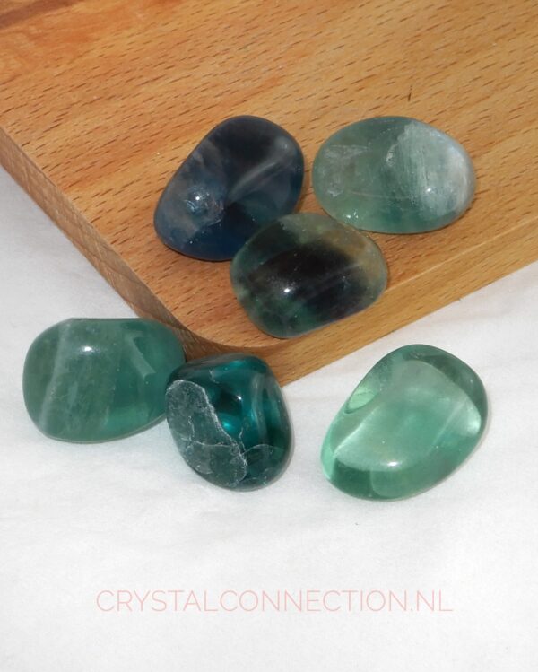 Fluoriet trommelsteen