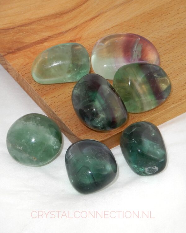 Fluoriet trommelsteen