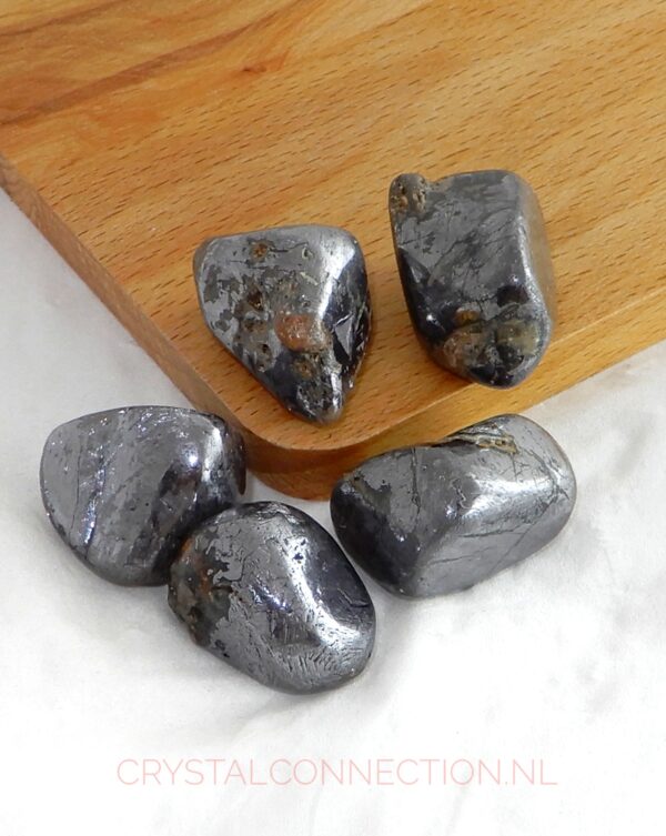 Galeniet trommelsteen