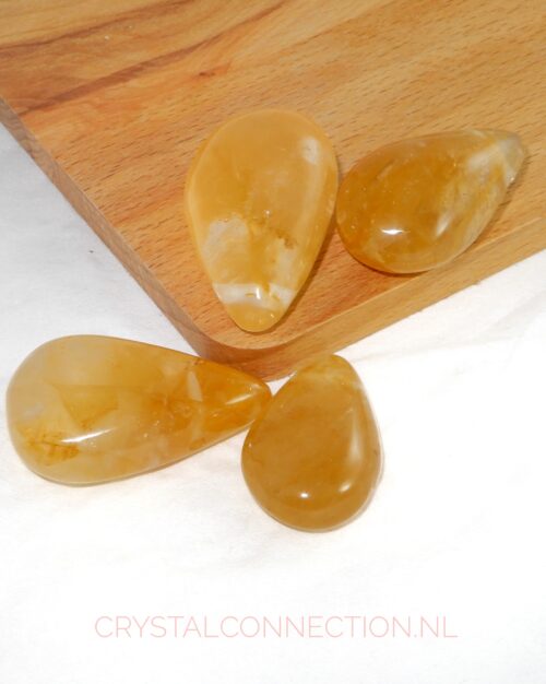 Golden healer doorboorde hanger