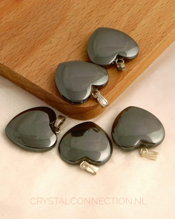 Bergkristal hanger hartje