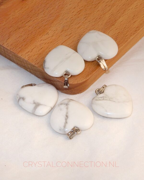 Bergkristal hanger hartje