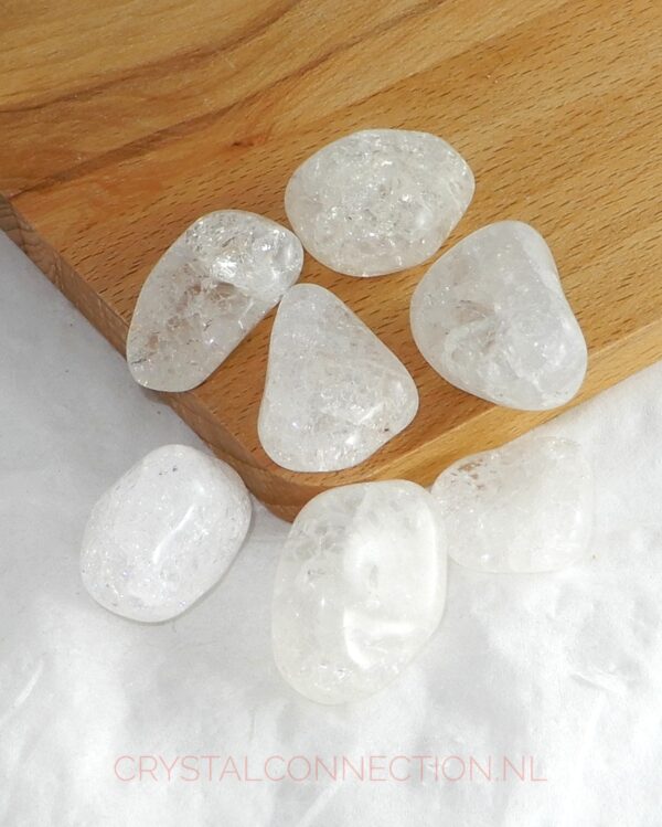 Iriskwarts trommelsteen