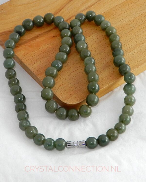 jade-ketting-kogel-8mm-50cm Jade ketting