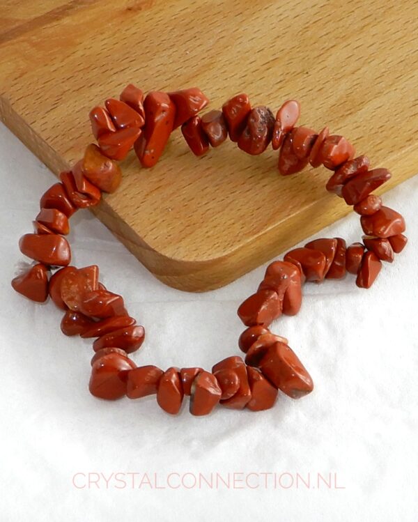 Jaspis rood armband