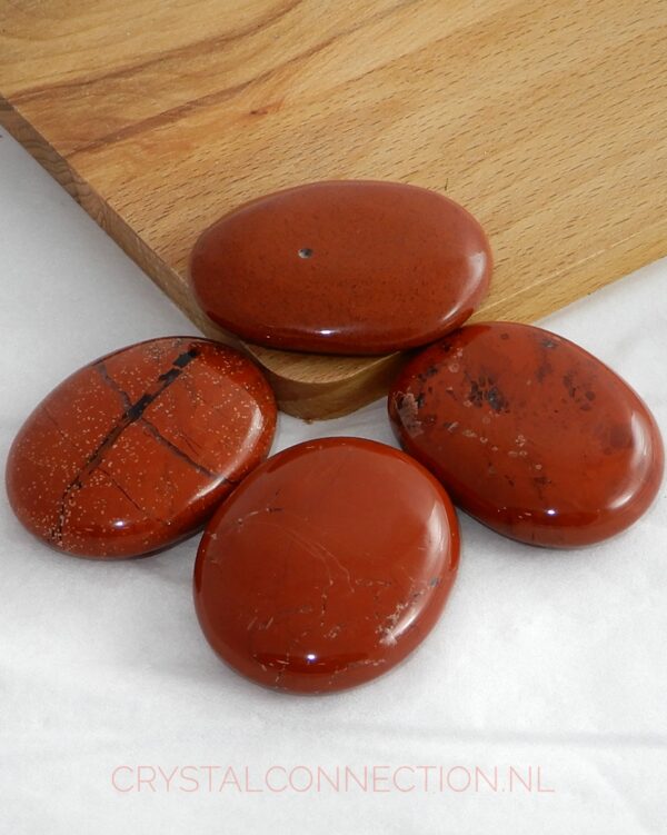 jaspis-rood-schijfsteen Jaspis rood schijfsteen
