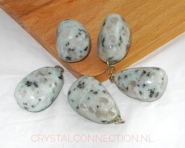 kiwi-jaspis-hanger-bol Agaatkoraal hanger