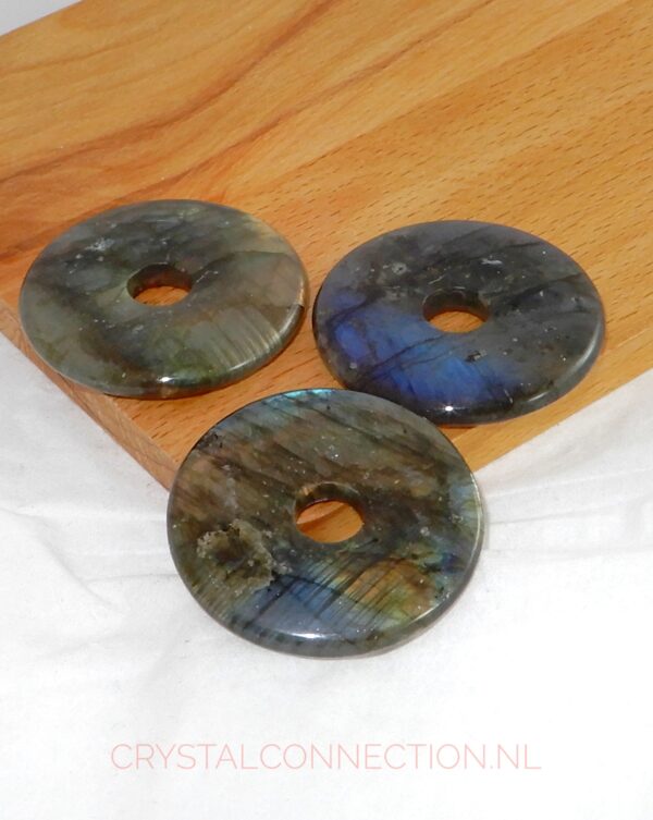 labradoriet-donut-4cm Amazoniet donut