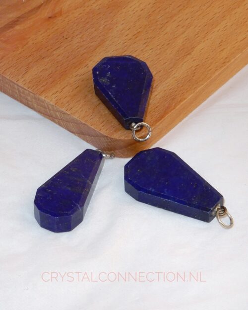 lapis-lazuli-geslepen-hanger Lapis lazuli hanger geslepen