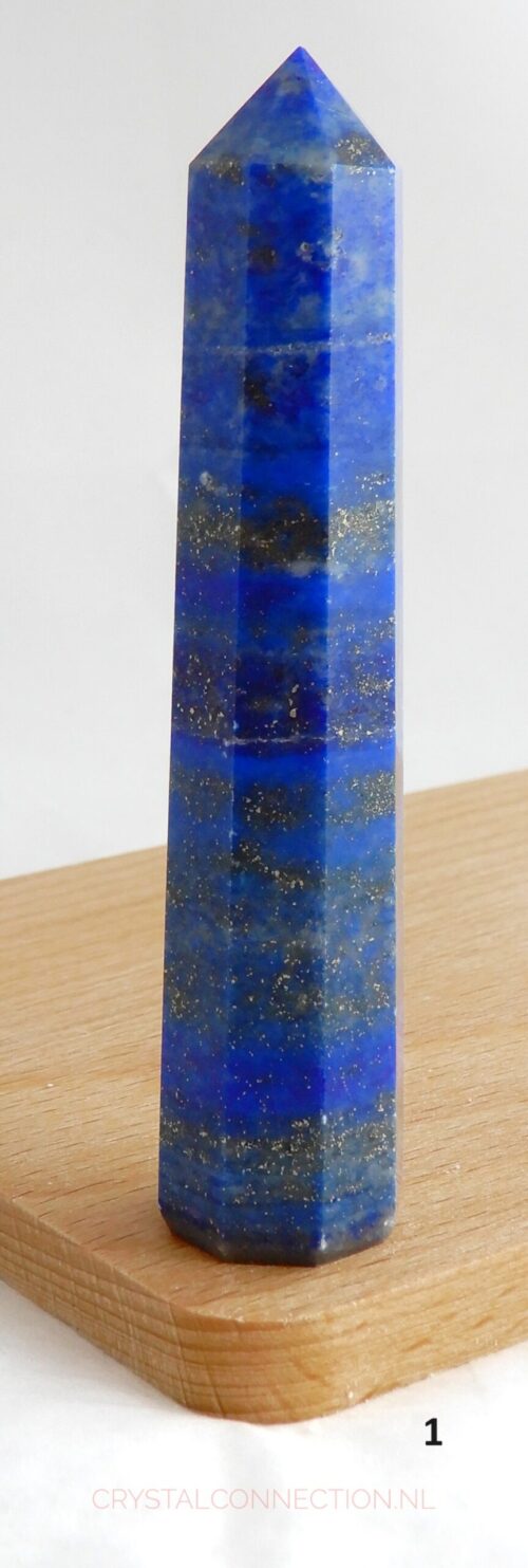 Lapis lazuli obelisk geslepen vorm