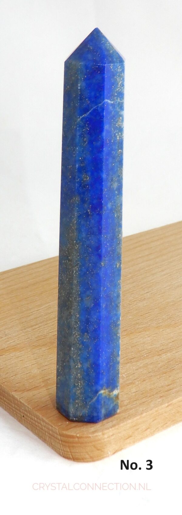 Lapis lazuli obelisk geslepen vorm
