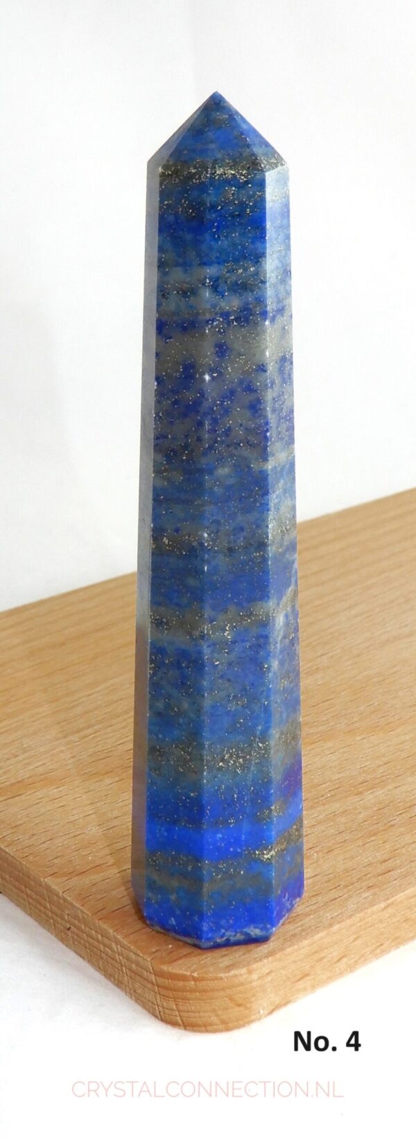 Lapis lazuli obelisk geslepen vorm