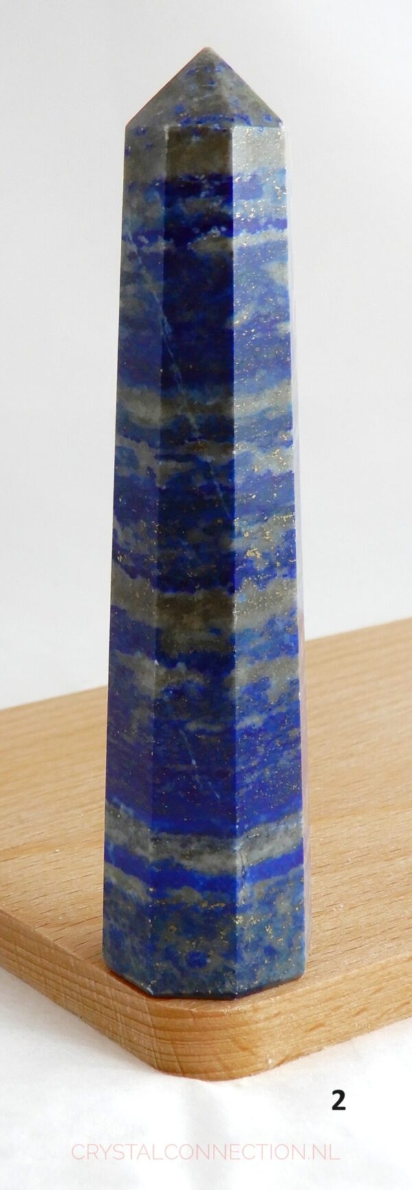 Lapis lazuli obelisk geslepen vorm