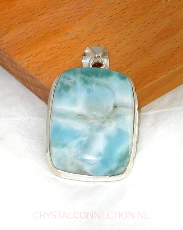Larimar zilveren hanger