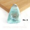 Larimar doorboorde hanger uniek