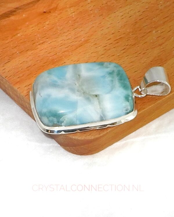 Larimar zilveren hanger