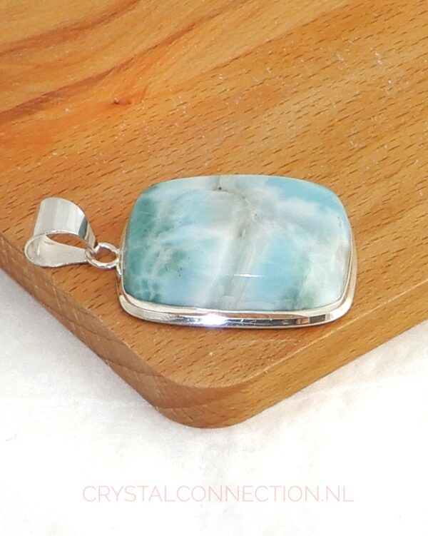 Larimar zilveren hanger