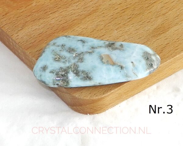 Larimar schijfsteen