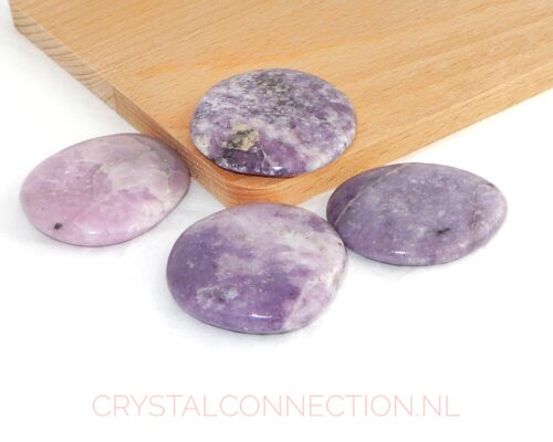 Lepidoliet schijfsteen