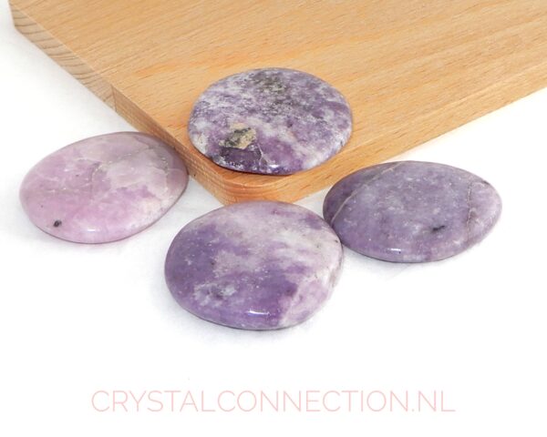 Lepidoliet schijfsteen