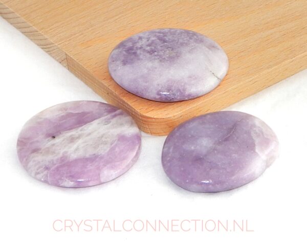 Lepidoliet schijfsteen