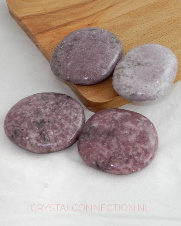 Lepidoliet schijfsteen