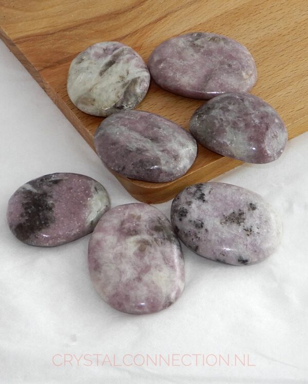 Lepidoliet schijfsteen