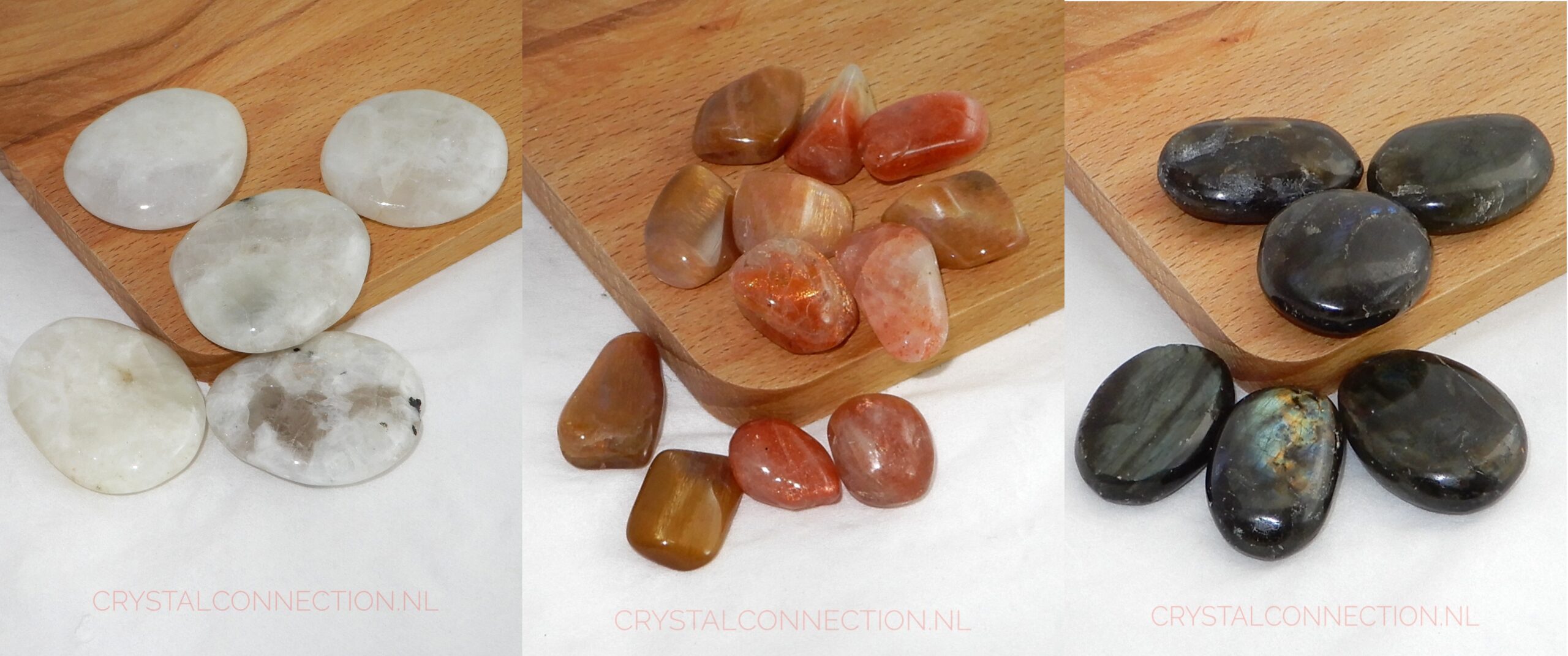 Maansteen-Zonnesteen-Labradoriet