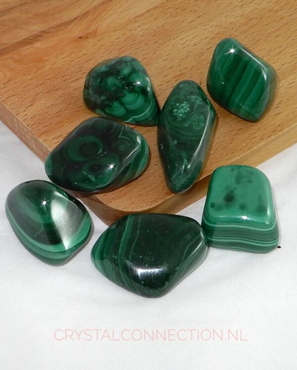 Malachiet schijfsteen