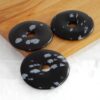 obsidiaan-sneeuwvlok-donut-4cm Amazoniet donut