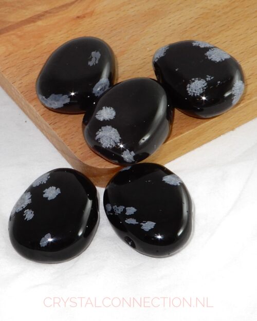 Obsidiaan doorboorde hanger